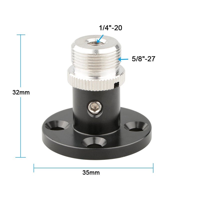 CAMVATE Microphone Table Mount with 5/8"-27 Thread - 1193 - Image 2