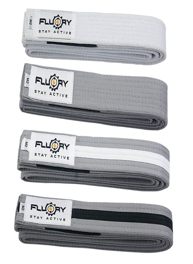 FLUORY BJJ Belt for Kids, Brazilian Jiu Jitsu Belts Made of 100% cotton - Image 1