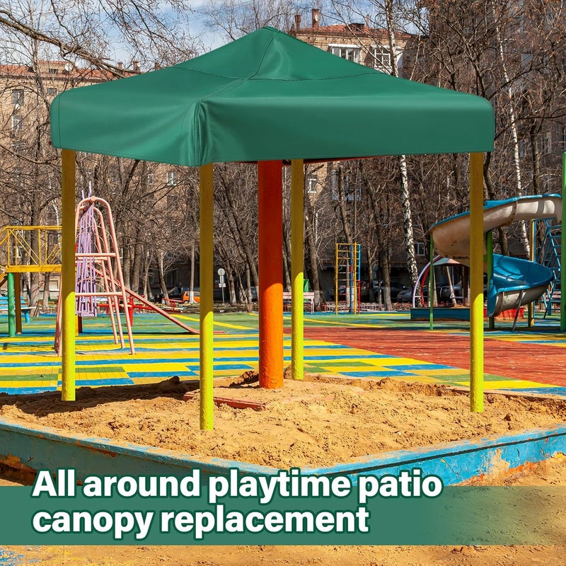 GliCraft 1 Pcs All Around Playtime Patio Replacement Canopy Compatible with Step2 4728 x 4728 Outdoor Kids Playhouse Replacement Canopy Replacement Canopy Top Cover Suitable for Playhouse Playground - Image 3