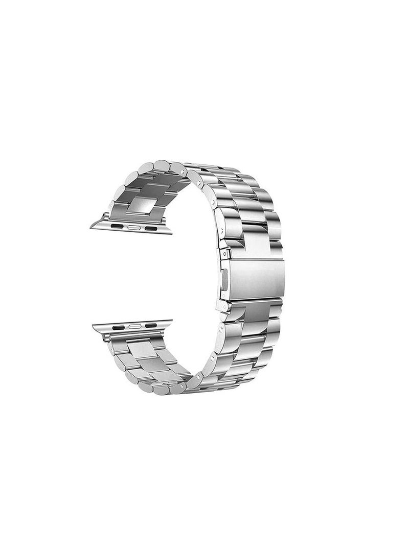 Stainless Steel Watch Band For Apple Watch Series 9 ULTRA 2 - 49mm - Silver - Image 2