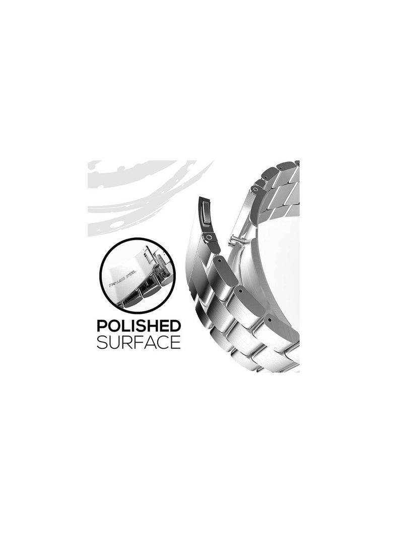 Stainless Steel Watch Band For Apple Watch Series 9 ULTRA 2 - 49mm - Silver - Image 3