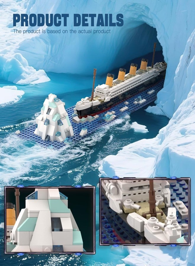 dOvOb RMS Titanic Model Building Blocks Set, 615 Pieces Bricks, MOC Ship Model Display Collection Model Kit for Teens and Adults，Compatible with Major Brands - Image 4