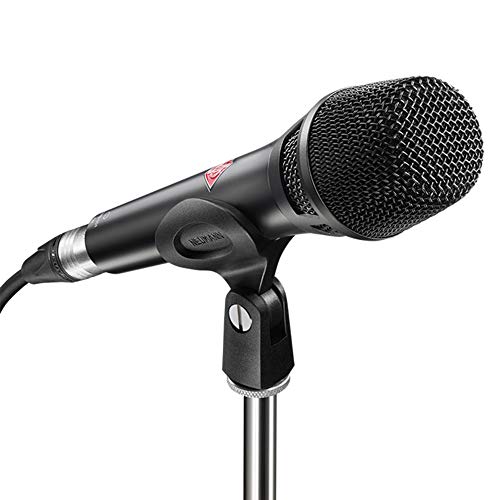 Neumann KMS104 Plus Cardioid Microphone with KMS Pouch/SG 105 Stand Clamp, 20Hz-20kHz Frequency Range, Load Impedance 1 KOhms, Black - Image 2