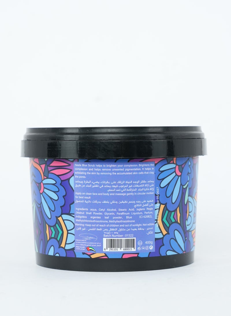 Jardin Flamingo Face & Body Scrub 400g - Neela Blue - Image 2