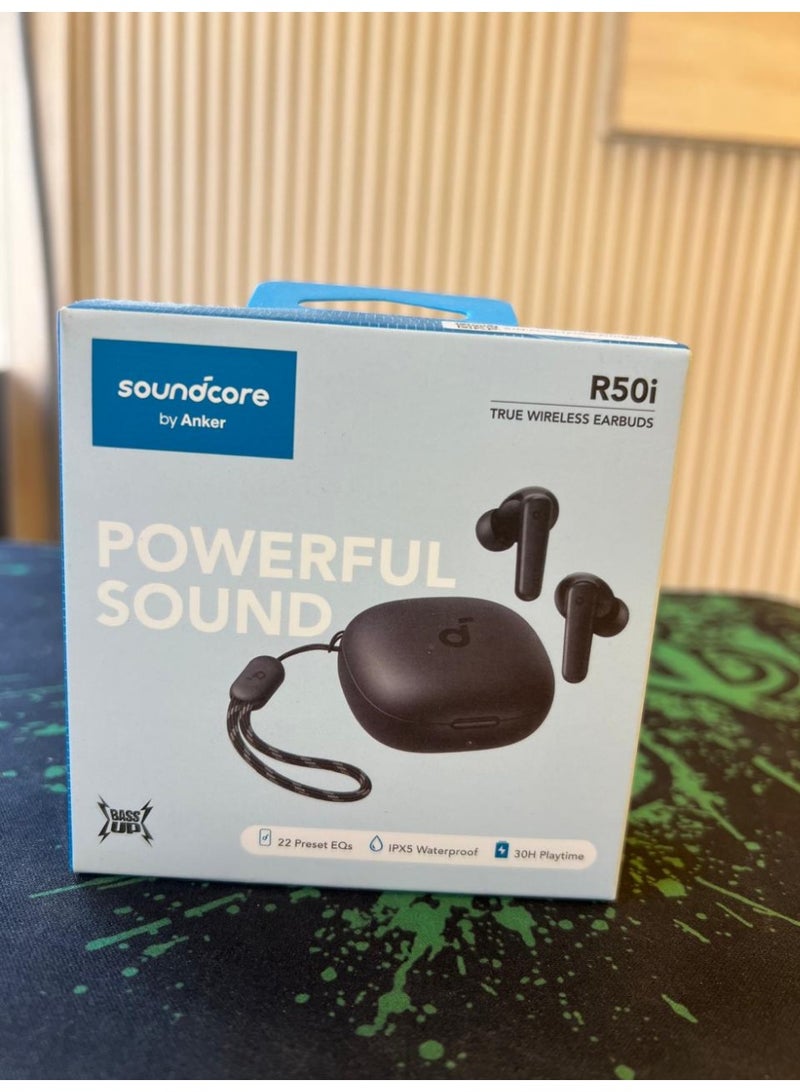 Soundcore R50i True Wireless Earbuds 10mm Drivers with Big Bass, 30H Playtime, IPX5-Water Resistant - Image 2