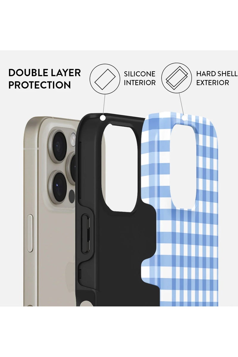 BURGA iPhone 16 pro Case, 2 Piece Hard Shell + TPU Silicone Interior, Shock Absorption, All Port Accessible, Raised Bezel For Screen & Camera Protection, Never Fading HQ Print,Lovely Day - Image 2