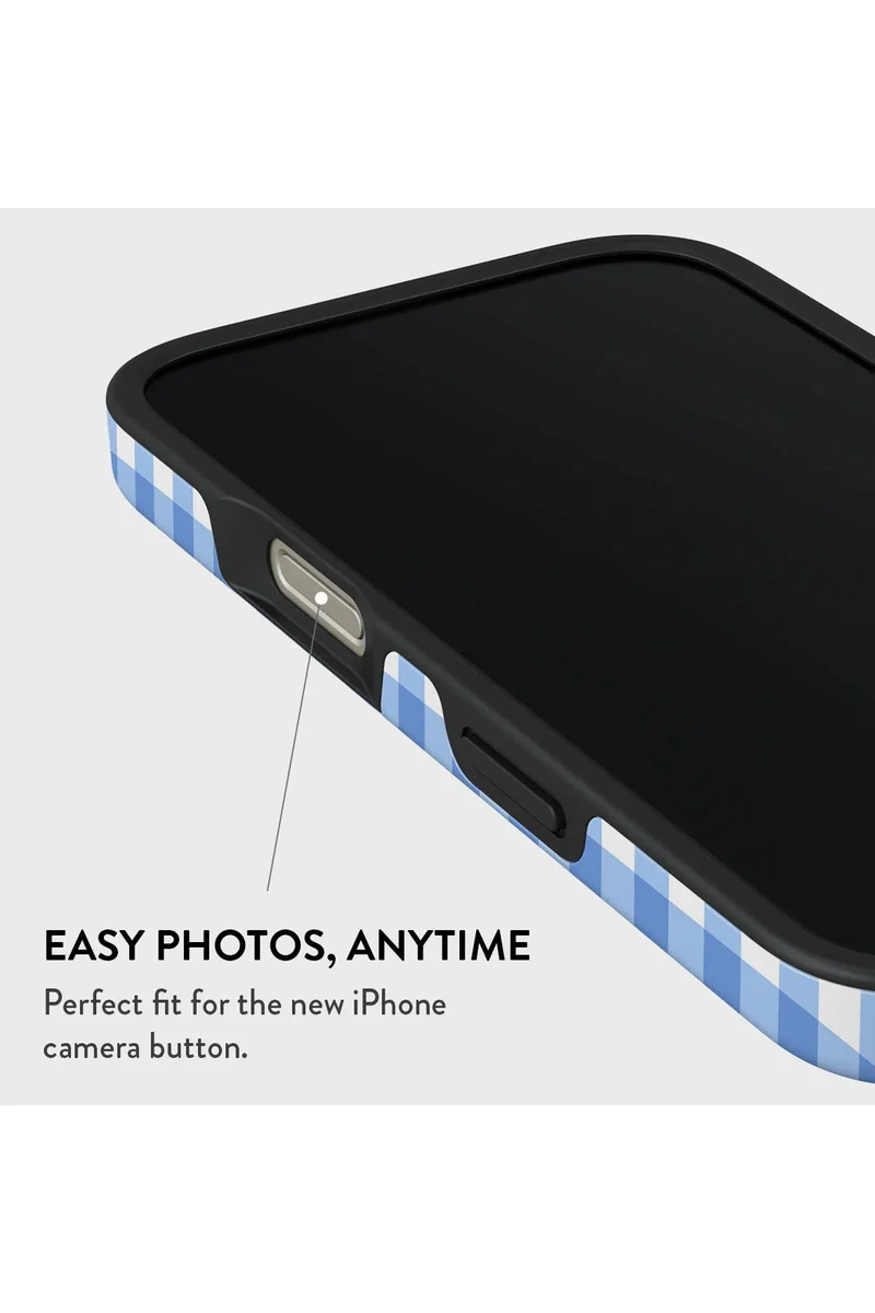 BURGA iPhone 16 pro Case, 2 Piece Hard Shell + TPU Silicone Interior, Shock Absorption, All Port Accessible, Raised Bezel For Screen &amp; Camera Protection, Never Fading HQ Print,Lovely Day