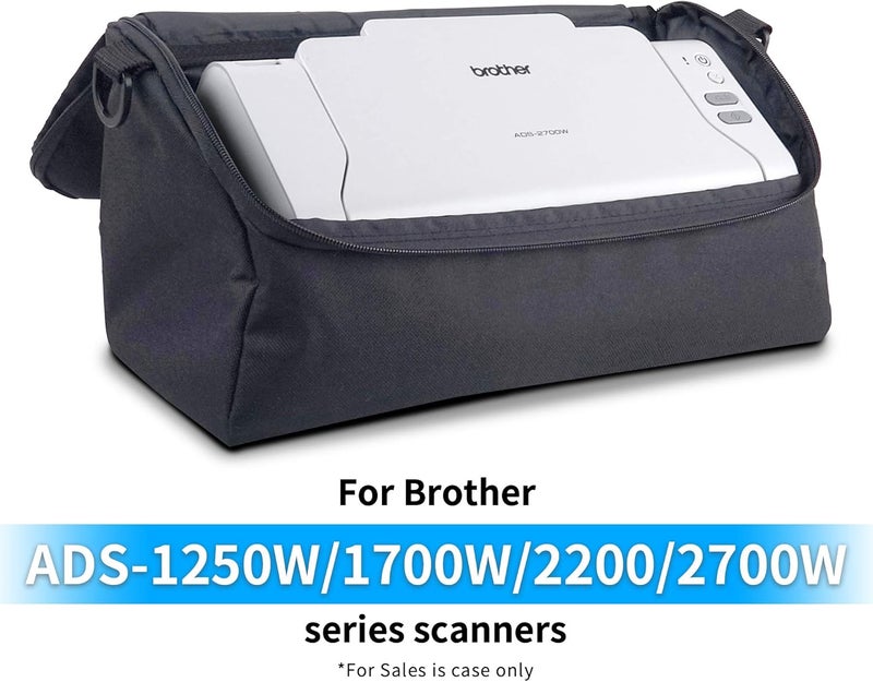 Plustek Document Scanner Carrying Case Bag – Dust-Proof, Anti-Static, Dust Cover & Protector Scanner, Fujitsu ScanSnap and Brother Document Scanner use - Image 4