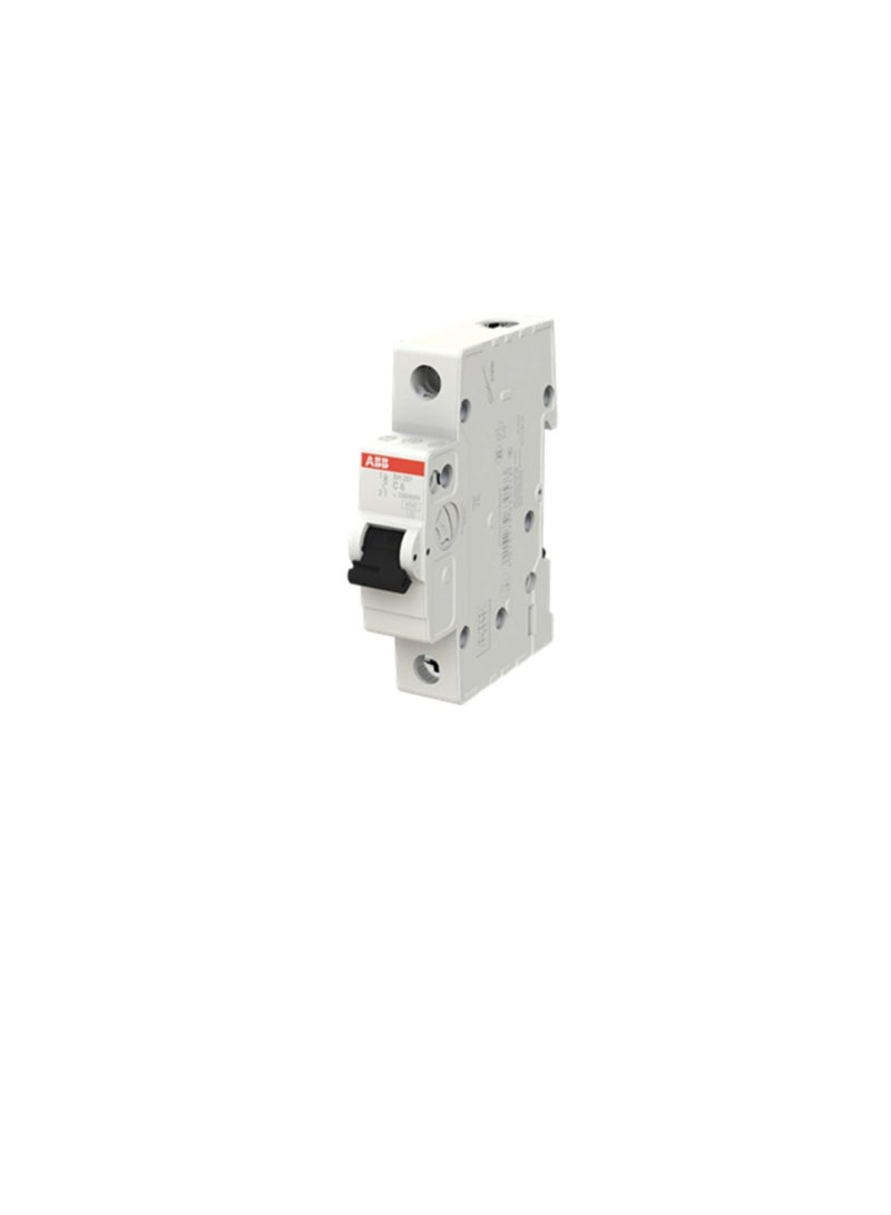 ABB SH201-C6 Miniature Circuit Breaker, 1 Pole, 6 Amp (ABB2CDS211001R0064) - Image 1