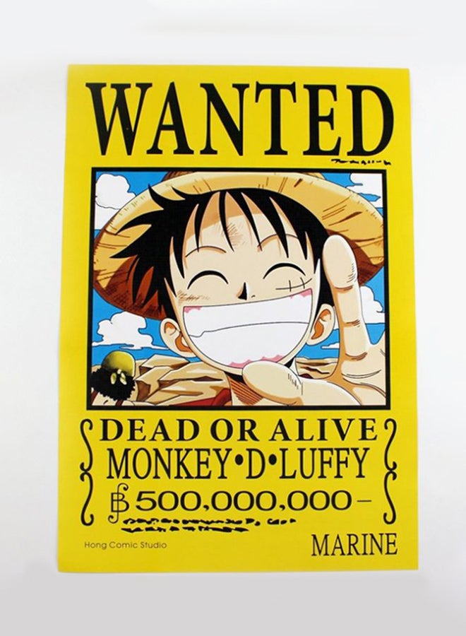 11-Piece Animation Wanted Poster Set Multicolour 20x15cm - Image 2
