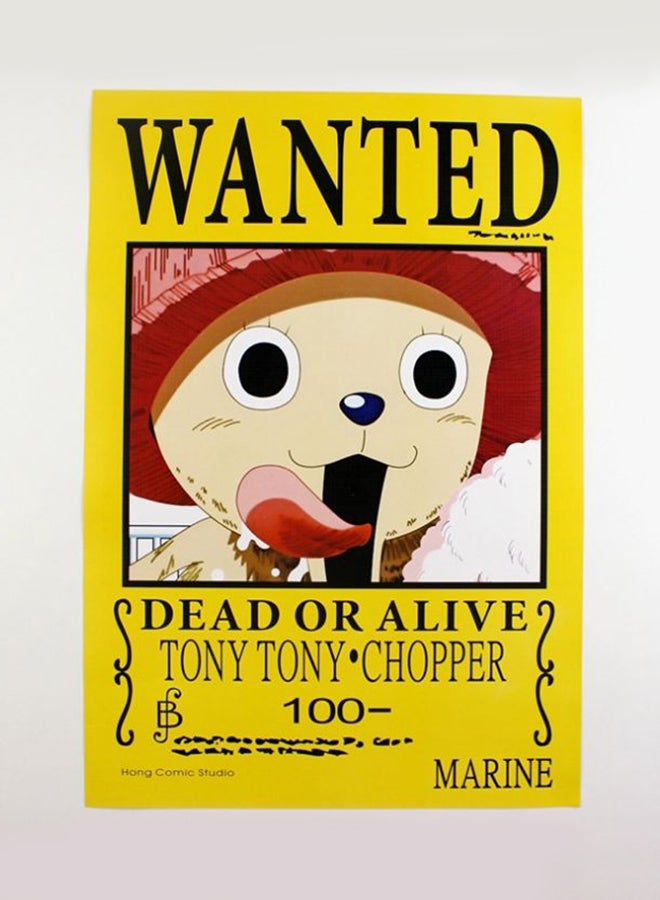 11-Piece Animation Wanted Poster Set Multicolour 20x15cm - Image 3