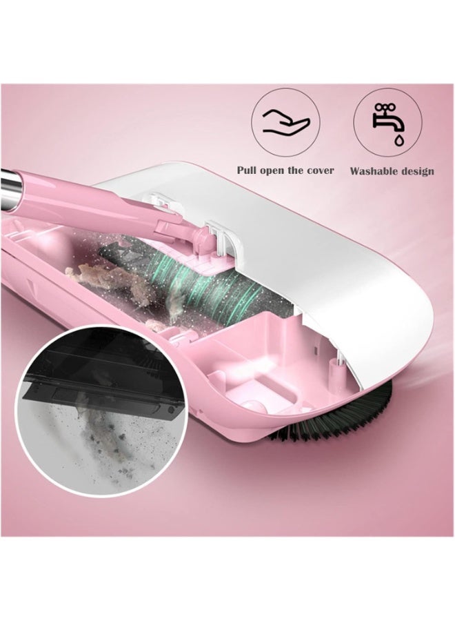 HOMESTAR Carpet Cleaner Brush, 2 in 1 Manual Vacuum Sweeper, 180 Degree Rotating Sweeping Mop, Hand Push Sweeper, Home Cleaning Tool for Cleaning Pet Hair, Loose Debris, Lint - Image 5