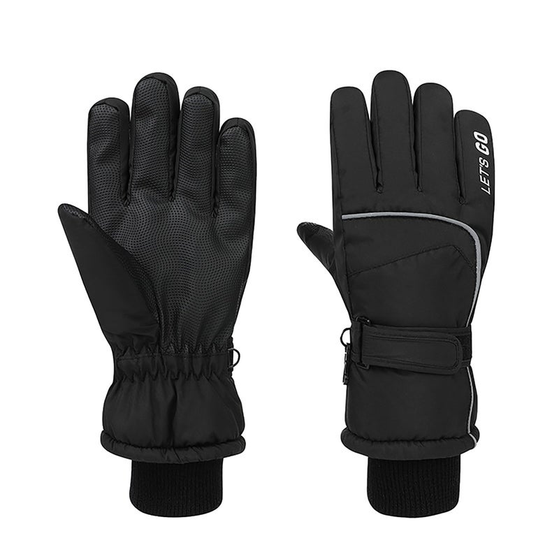 CXQRR Winter Ski Snow Gloves for Women, Touchscreen Waterproof Warm Cold Weather Gloves for Skiing Snowboarding - Image 1