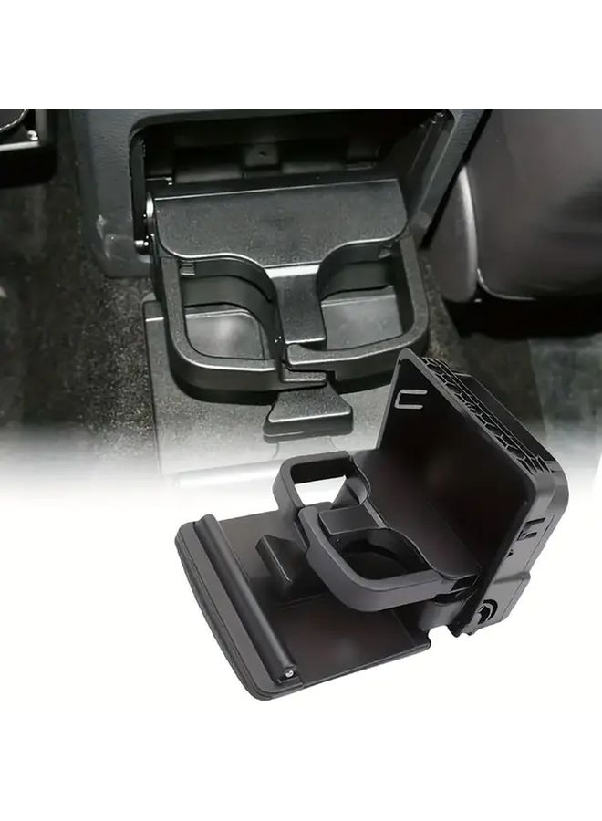 Center Armrest Box With Rear Cup Holder For Volkswagen Jetta Mk5 Golf Mk6 6th Generation Mkvi 1k0 862 532c Black Console Center Armrest Box Vehicle Cup Holder Sleek Armrest Design Durable Plastic Construction - Image 1