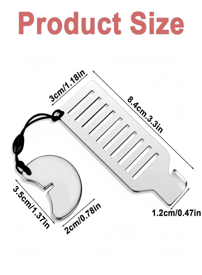 GALV Portable Door Lock for Travel Improved Stainless Steel Travel Door Locks for Hotel Rooms Apartment Home College Security Device,Safety Door Stopper,Hotel Security Tool (Silver) - Image 2