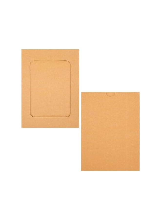 The Bros 20Pcs Paper Photo Frames, 4x6 Inch Kraft Paper Picture Frames, Hanging Photo Display Banner, DIY Clip Photo Display Holders for Home, Office, Wedding, and Party Decor - Image 4