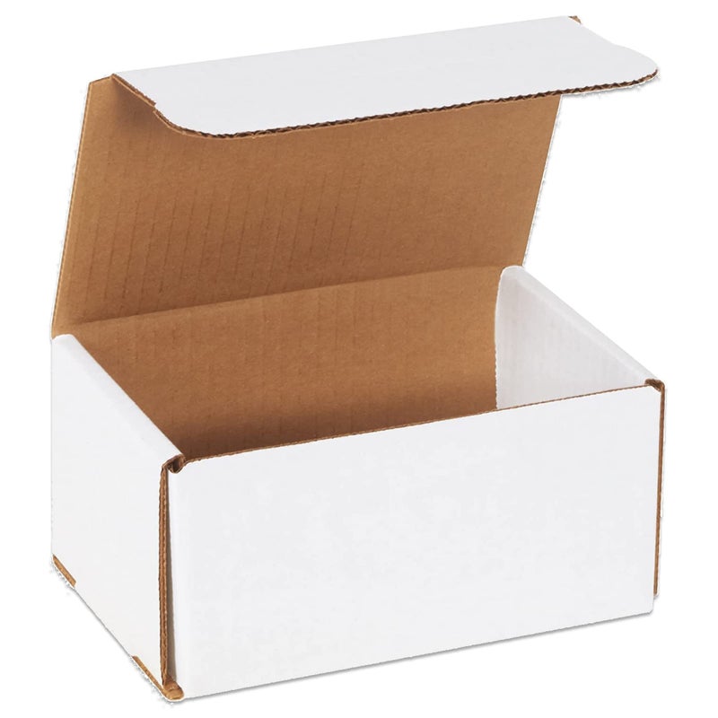 صناديق شحن BOX USA صغيرة 6L x 4W x 3H 50Pack صندوق كرتوني مضلع للتعبئة والنقل والتخزين