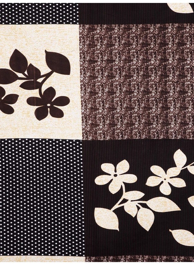 Fashion String شيت سرير مزدوج بني من ميكروفايبر 144 TC مع 2 غطاء وسادة - Image 3