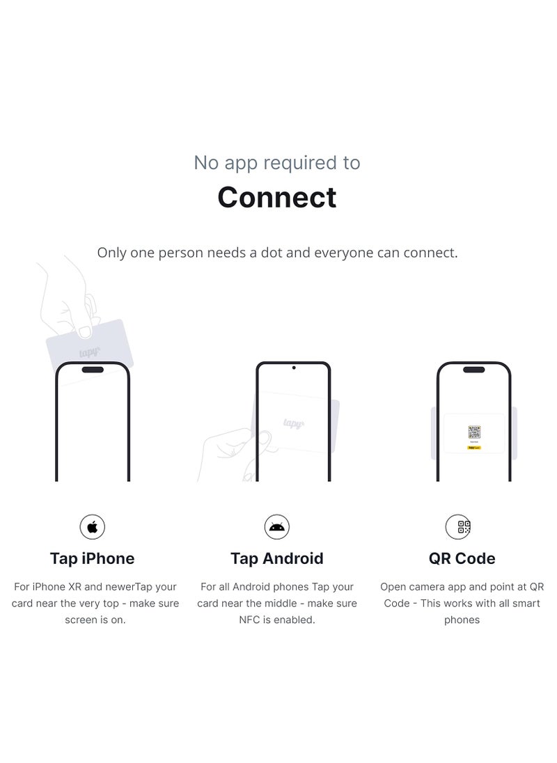 tapy - Tapy NFC Digital Business Card Premium Cherry  wood Smart Card Instant Networking Contactless Technology iOS and Android Compatible Powered by Microsoft - Image 1