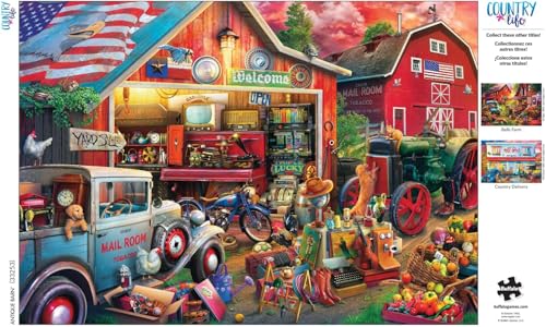 Buffalo Games - Eduard - Antique Barn - 500 Piece Jigsaw Puzzle for Adults -Challenging Puzzle Perfect for Game Nights - Finished Size is 21.25 x 15.00 - Image 5