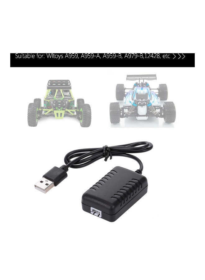 7.4V Lithium Battery Charging Cable XH-3P Port for RC Car A959 A959-A A959-B A979-B 12428 8x2x4cm - Image 2