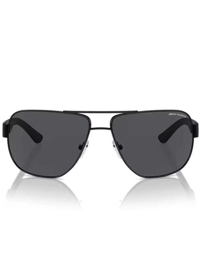 Armani Exchange نظارات شمسية بأسلوب الطيار من أرماني إكستشينج - Image 2