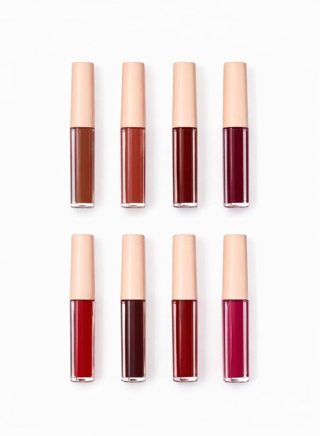 Aasakt 4 in 1 Liquid Lipstick Combo Set, Red and Nude Shades, Long Lasting Matte Finish - Image 2