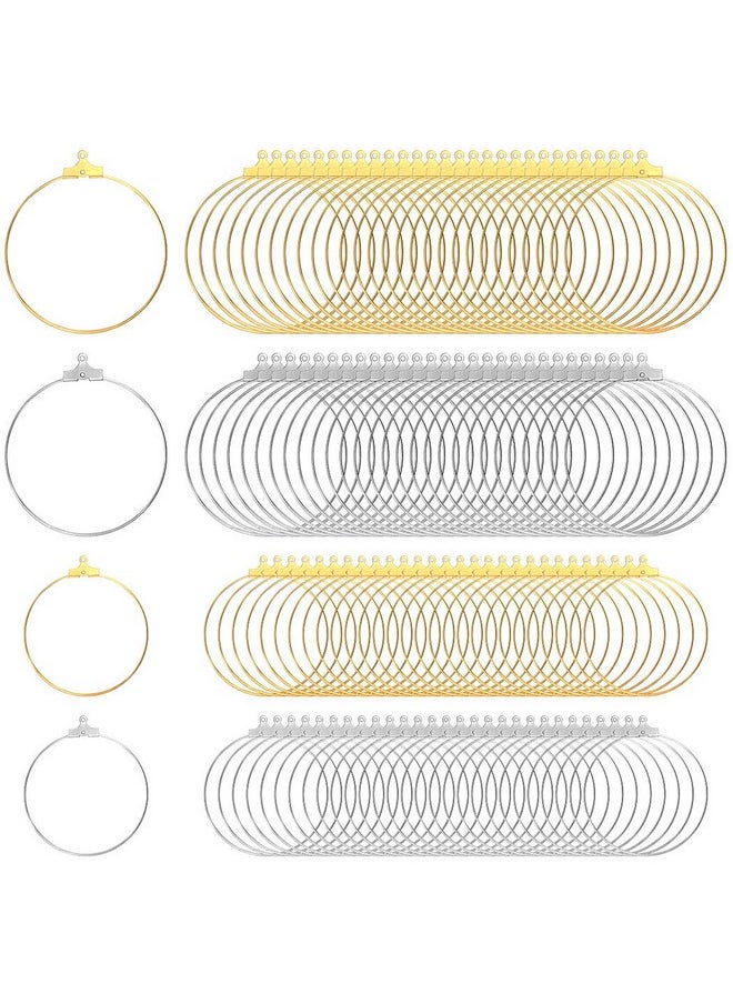 120Pcs Round Beading Hoop Earring Finding Component Accessories For Jewelry Making 2 Size (Gold And Sliver, 30Mm And 40Mm) - pzsku/ZAEA5DACF4C8D295A9AC8Z/45/_/1734348158/ff8ce54e-ed45-46e8-bf47-caef00aa4cda