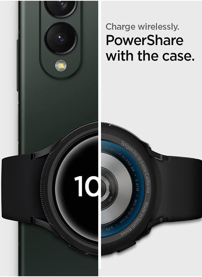 Liquid Air Armor for Samsung Galaxy Watch 5 Case Cover 40mm - Matte Black