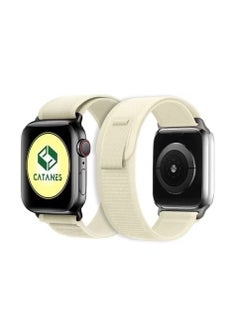 apple watch Trail Band 38mm 40mm 41mm Nylon Woven sport strap for iwatch series ultra/8/7/SE/6/5/4/3/2/12 star light