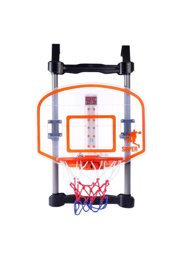 King Sport Basketball Hoop Set,Children Sports Toy Hanging Basketball Stands Sports Equipment with Score Indicator  - Image 1