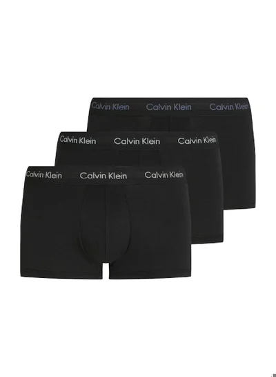 CALVIN KLEIN Cotton Stretch Low Rise Trunk - 3 Pack