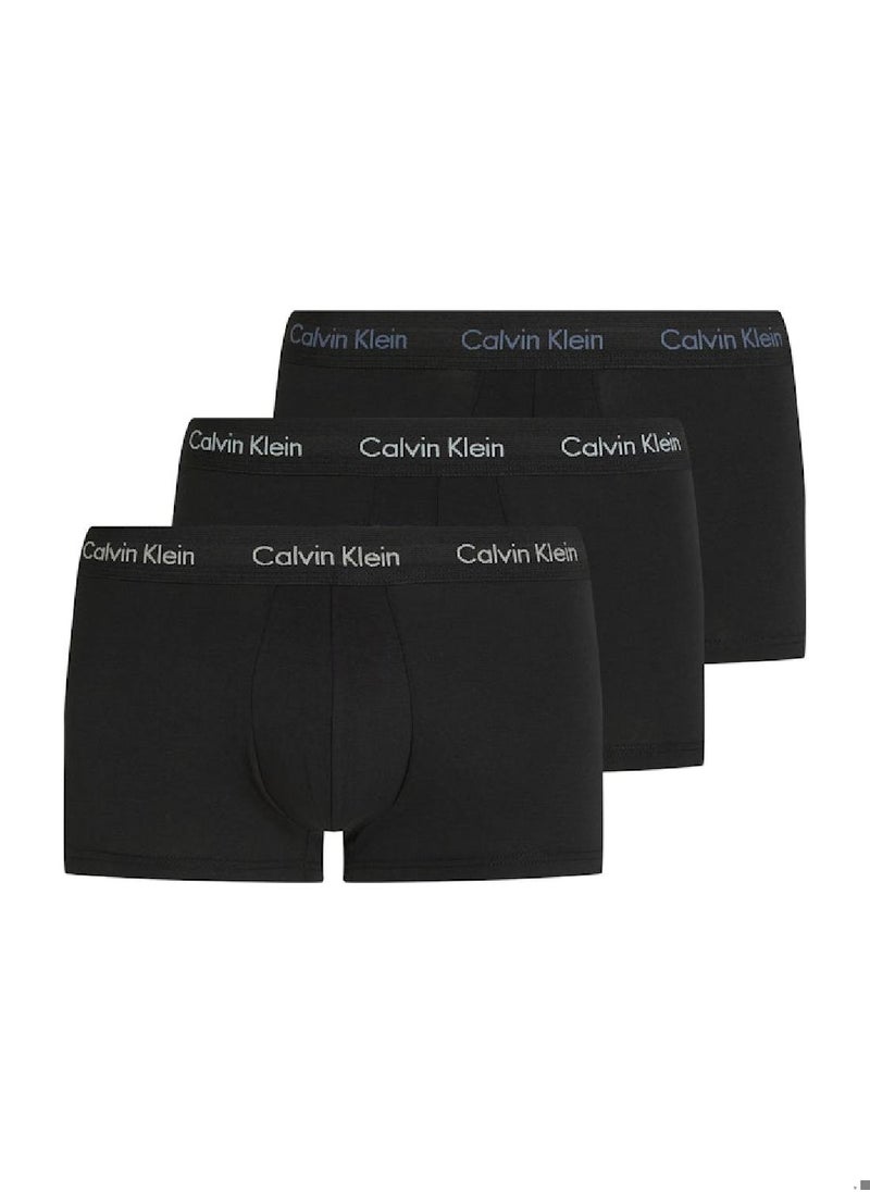 Cotton Stretch Low Rise Trunk - 3 Pack