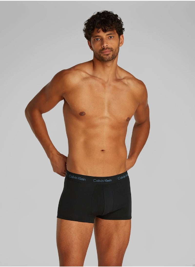 Cotton Stretch Low Rise Trunk - 3 Pack