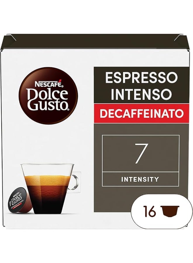 Dolce Gusto Nescafé Espresso Intenso Decaf Pods - 16 Capsules - Image 2