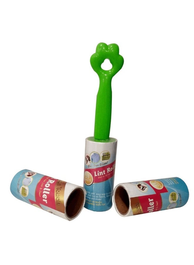 Cat and dog hair removal roller with 2 refill rollers - Image 1