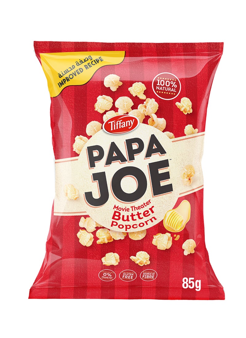 Tiffany Papa Joe Movie Theater Butter Popcorn 85g - Image 1
