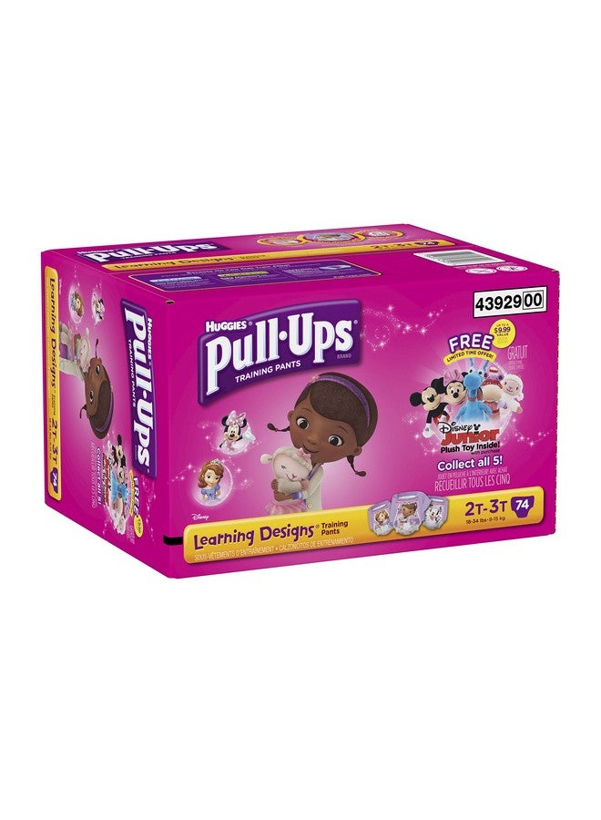 Pull-Ups Huggies Pull-Ups Training Pants - Learning Designs - Girls - 2T-3T - 74 ct - Image 1
