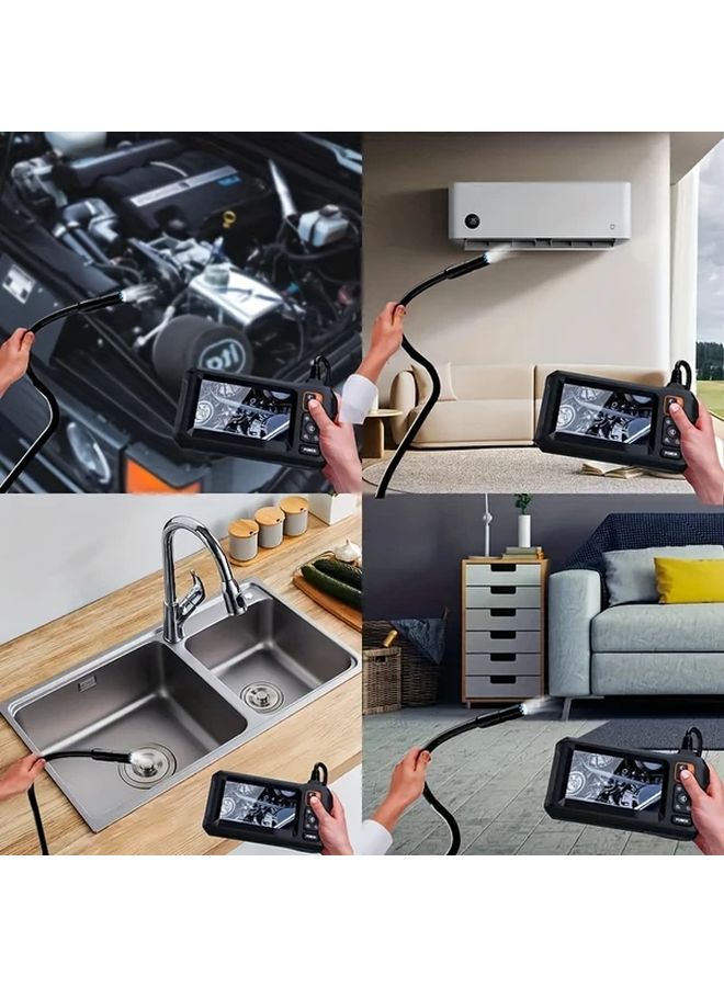 5 Inch Single Lens 8mm Digital Borescope 10m Cable IP67 Waterproof Inspection Camera - Image 5