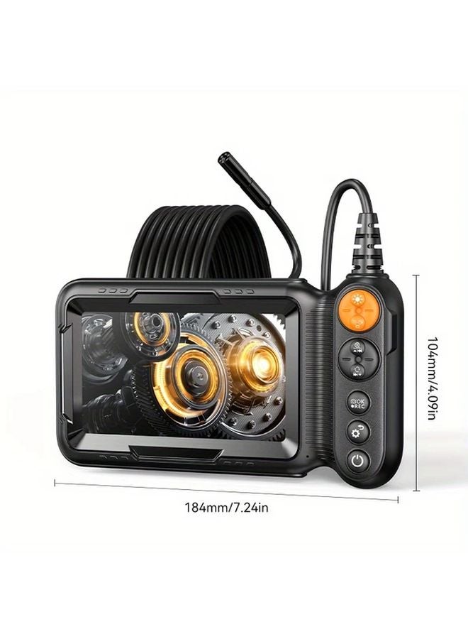 5 Inch Single Lens 8mm Digital Borescope 10m Cable IP67 Waterproof Inspection Camera - Image 4