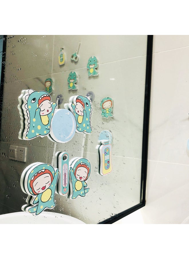 Baby Bath Toys Water Activated Wall Stickers For Toddler Bathroom Fun Educational Play EVA Foam Material Safe For Infants-Color:Please Contact Wangwang For Customization  - Image 5
