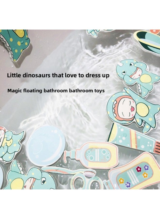 Baby Bath Toys Water Activated Wall Stickers For Toddler Bathroom Fun Educational Play EVA Foam Material Safe For Infants-Color:Please Contact Wangwang For Customization  - Image 1