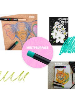 POSCA Pastels, Premium Art Set Of 24 Wax Pastels, Art Supplies For Home And School | Luxury Crayons For Adults  - Image 4