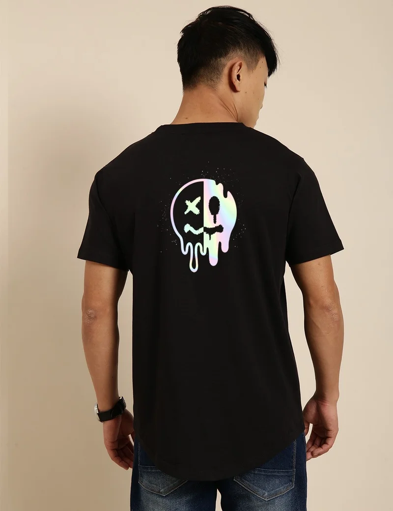 Joven  Black Oversized T-Shirt for Men for Men | Best Price UAE