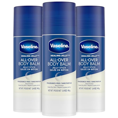 Vaseline All-Over Body Balm Stick 3-Pack – Non-Greasy Fragrance-Free Moisturizer, Travel-Size Lotion, 1.4 Oz Ea - Image 1