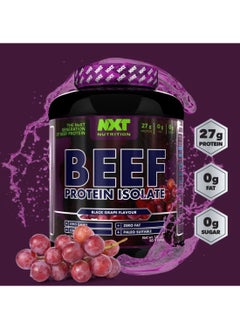 NXT Nutrition Beef Protein Isolate Zero Dairy Black Grape 60 Servings 1800g  - Image 2