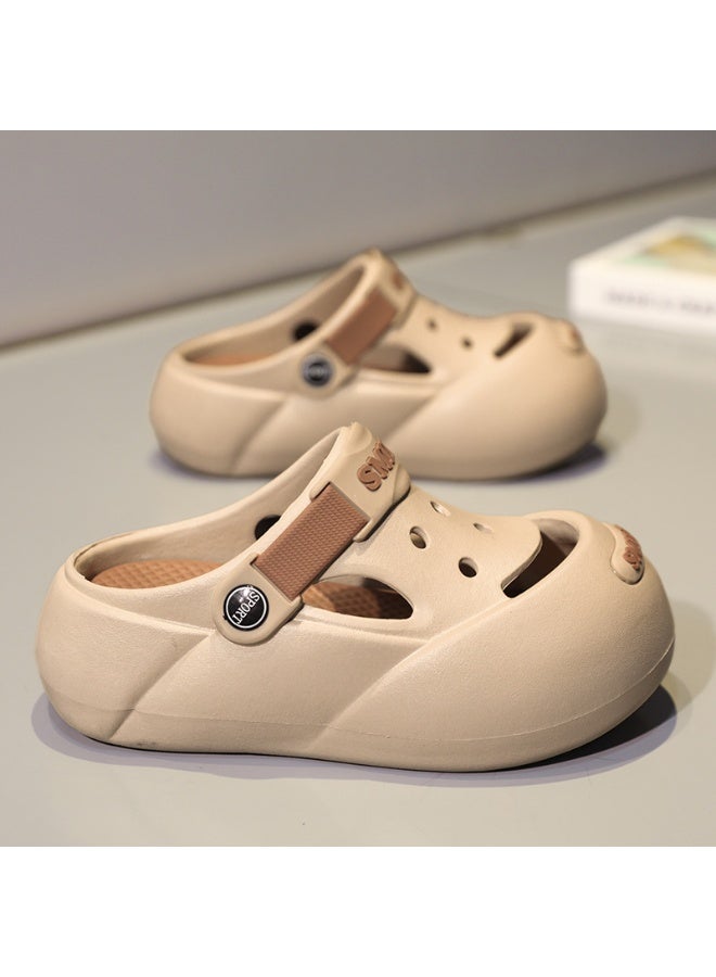 NIBEMINENT Summer Fashion Children's Two-Way Wear Head Soft Bottom Anti-Slip Boys Girls Sandals Breathable Comfortable  - Image 2