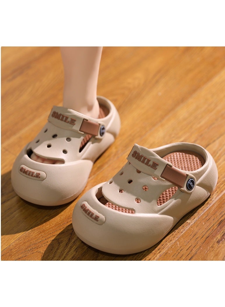 NIBEMINENT Summer Fashion Children's Two-Way Wear Head Soft Bottom Anti-Slip Boys Girls Sandals Breathable Comfortable  - Image 3