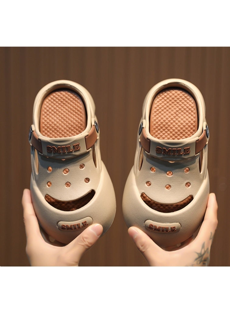 NIBEMINENT Summer Fashion Children's Two-Way Wear Head Soft Bottom Anti-Slip Boys Girls Sandals Breathable Comfortable  - Image 4