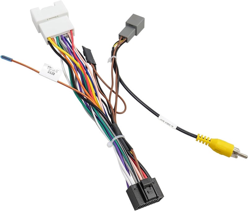 Fiegromech Android Car Stereo Adapter for Mitsubishi Outlander 2016-2018 - 20Pin Wiring Harness with Reversing RCA Connector - Image 1